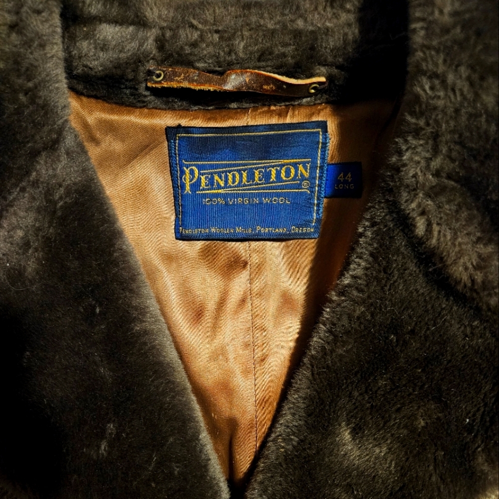 Pendleton Vintage Mens 44 Wool Top Coat